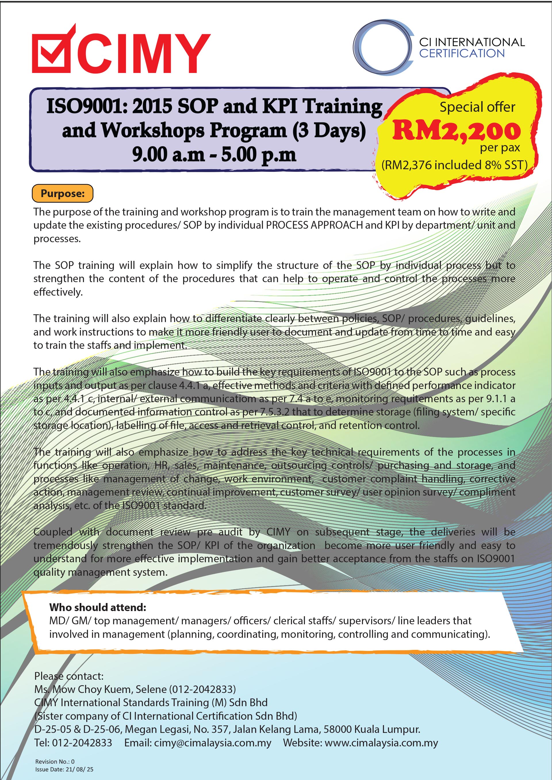 CIMY ISO37001 Lead Auditor